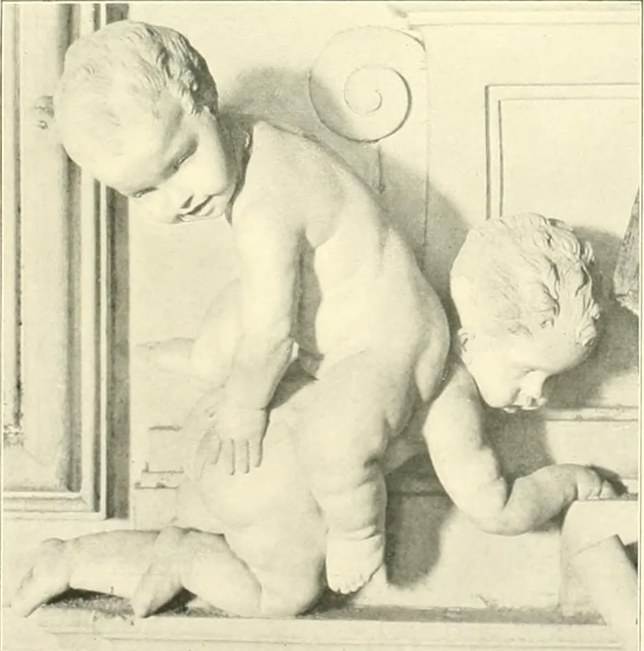An illustration from Dekorative skvlptvr: figvr, ornament, architektvrplastik avs den havptepochen der kvnst, 1910, leaf 38
