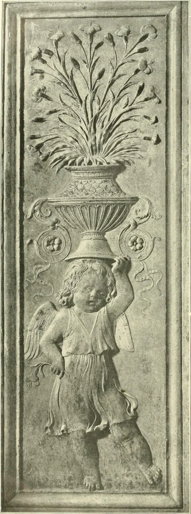 An illustration from Dekorative skvlptvr: figvr, ornament, architektvrplastik avs den havptepochen der kvnst, 1910, leaf 39