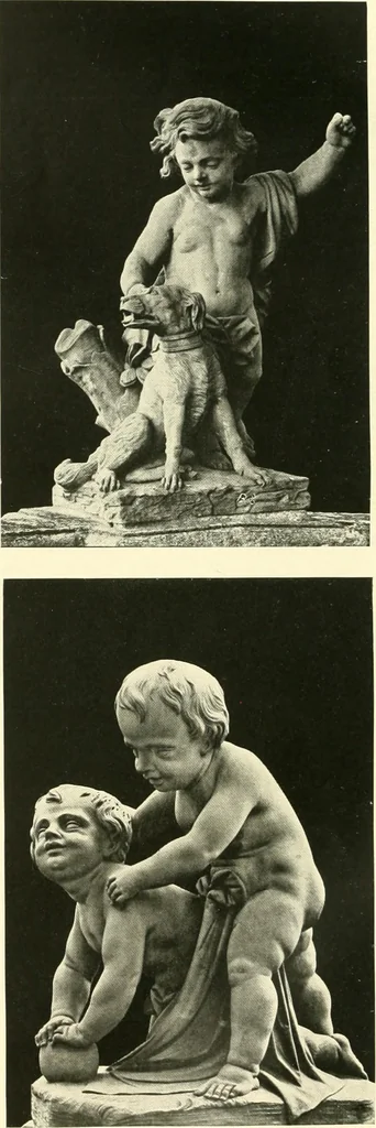 An illustration from Dekorative skvlptvr: figvr, ornament, architektvrplastik avs den havptepochen der kvnst, 1910, leaf 43
