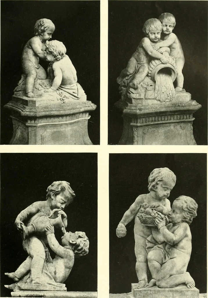 An illustration from Dekorative skvlptvr: figvr, ornament, architektvrplastik avs den havptepochen der kvnst, 1910, leaf 44