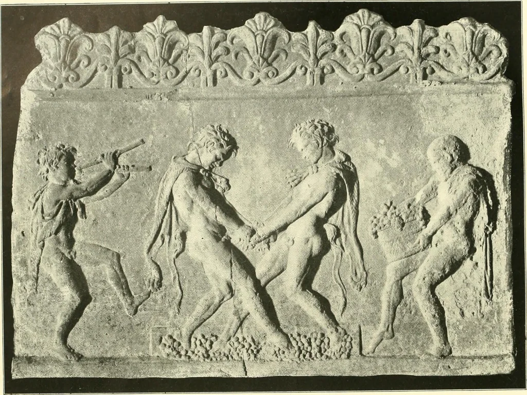 An illustration from Dekorative skvlptvr: figvr, ornament, architektvrplastik avs den havptepochen der kvnst, 1910, leaf 45