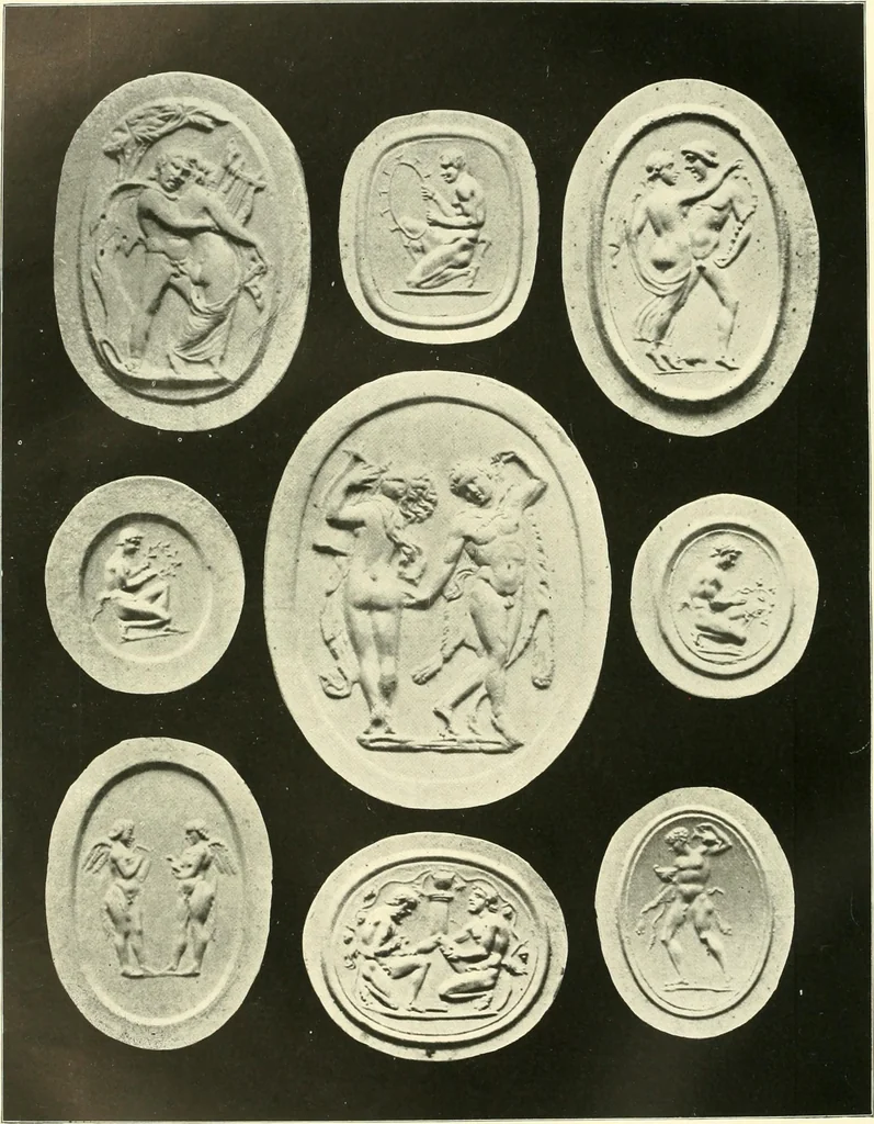 An illustration from Dekorative skvlptvr: figvr, ornament, architektvrplastik avs den havptepochen der kvnst, 1910, leaf 47