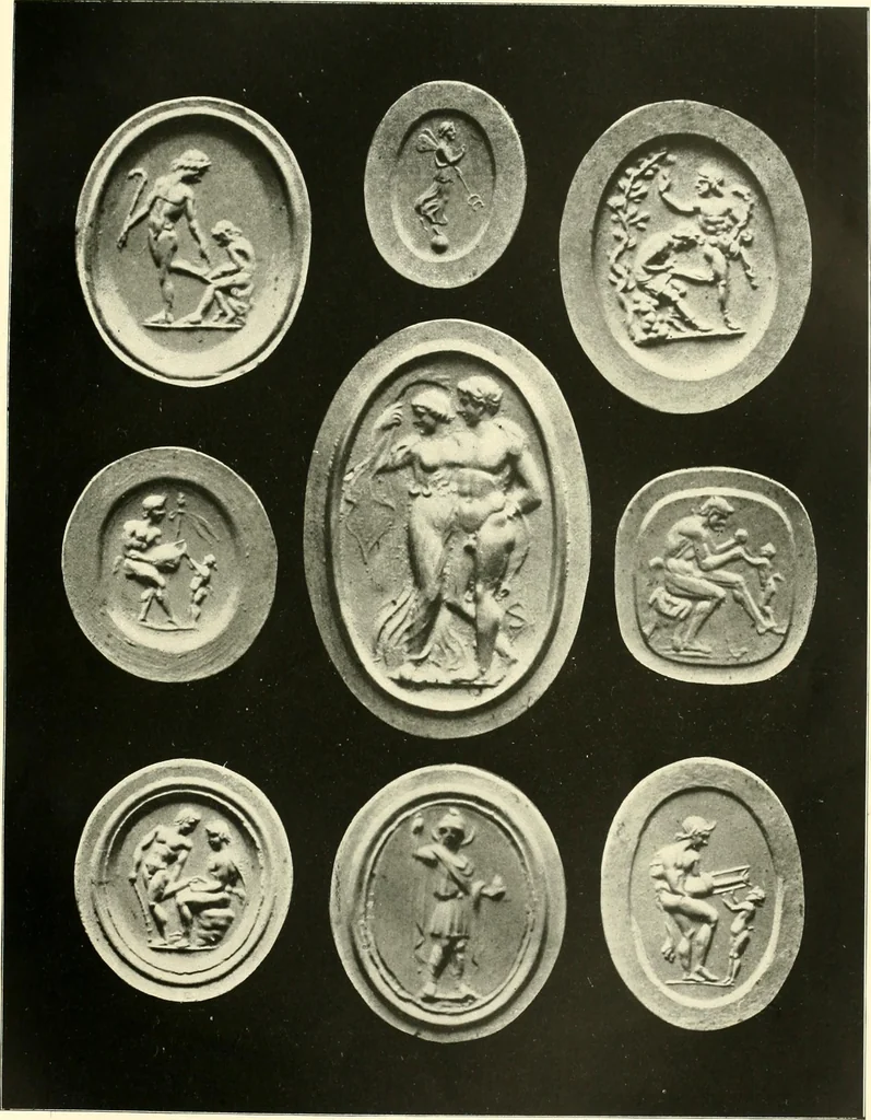 An illustration from Dekorative skvlptvr: figvr, ornament, architektvrplastik avs den havptepochen der kvnst, 1910, leaf 54