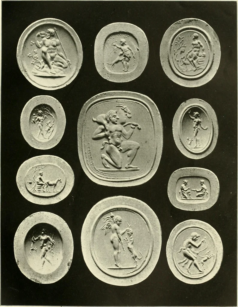 An illustration from Dekorative skvlptvr: figvr, ornament, architektvrplastik avs den havptepochen der kvnst, 1910, leaf 60
