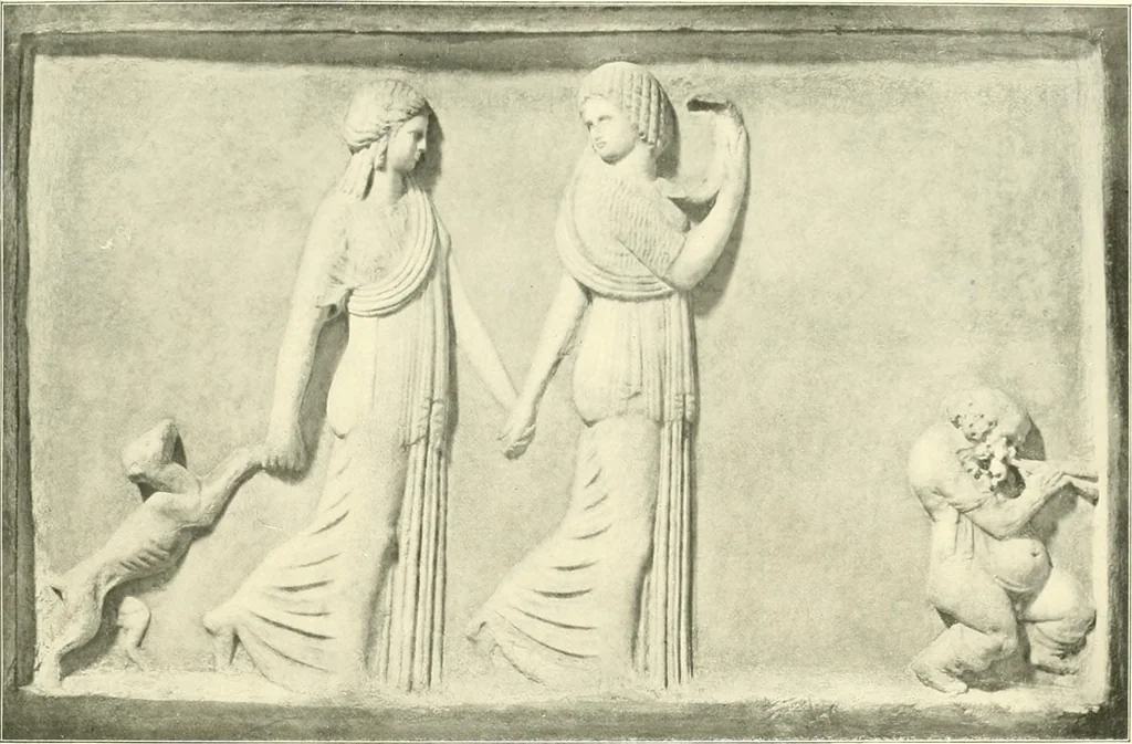 An illustration from Dekorative skvlptvr: figvr, ornament, architektvrplastik avs den havptepochen der kvnst, 1910, leaf 64