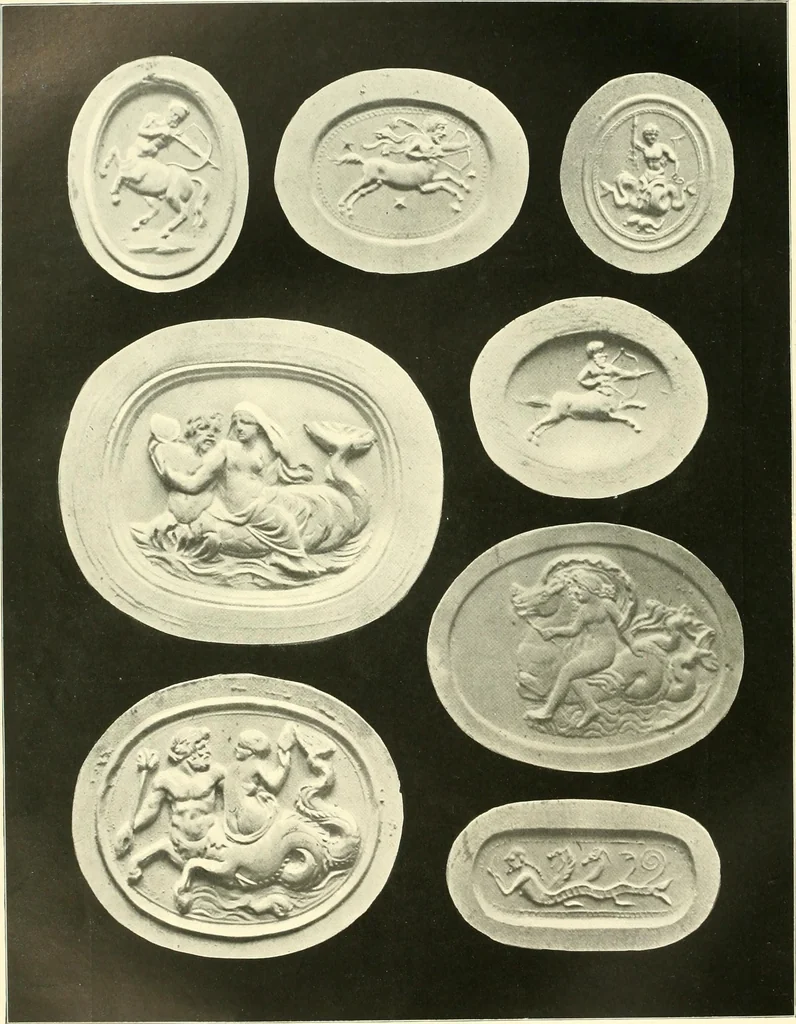 An illustration from Dekorative skvlptvr: figvr, ornament, architektvrplastik avs den havptepochen der kvnst, 1910, leaf 73