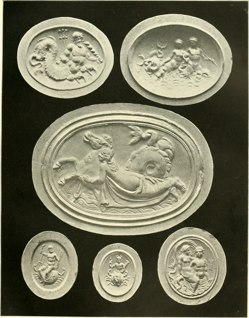 An illustration from Dekorative skvlptvr: figvr, ornament, architektvrplastik avs den havptepochen der kvnst, 1910, leaf 74