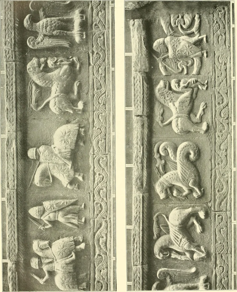 An illustration from Dekorative skvlptvr: figvr, ornament, architektvrplastik avs den havptepochen der kvnst, 1910, leaf 77