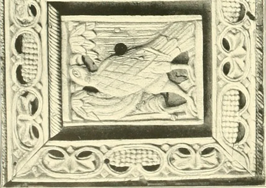 An illustration from Dekorative skvlptvr: figvr, ornament, architektvrplastik avs den havptepochen der kvnst, 1910, leaf 87