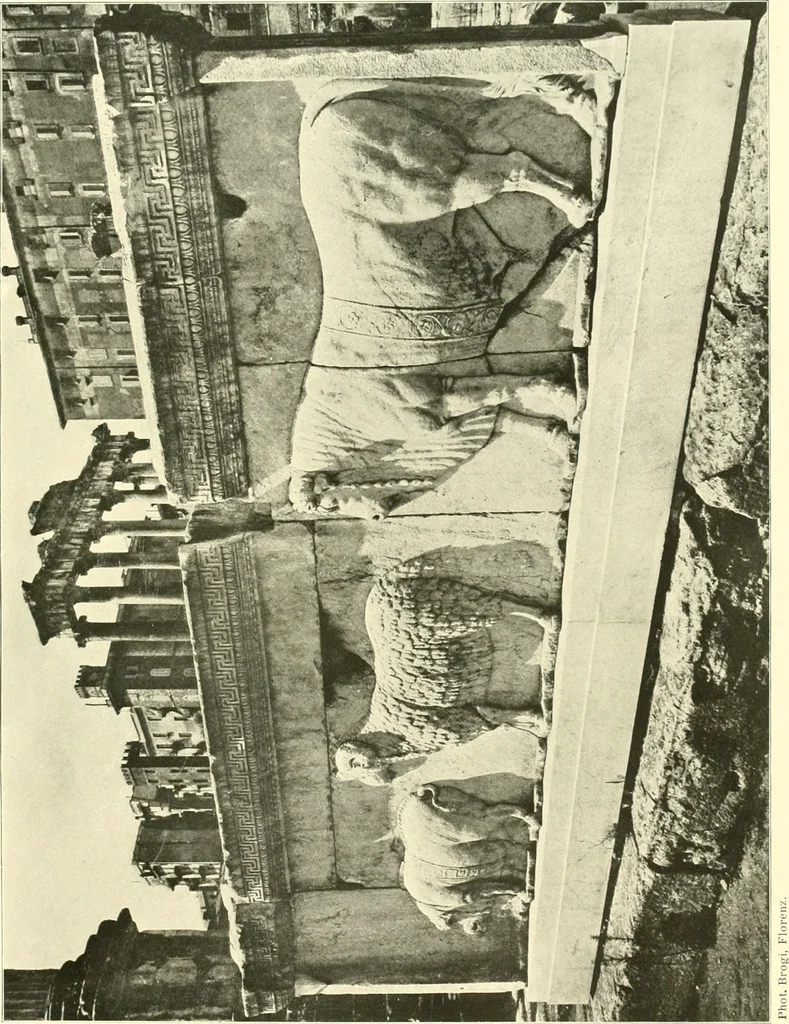 An illustration from Dekorative skvlptvr: figvr, ornament, architektvrplastik avs den havptepochen der kvnst, 1910, leaf 90