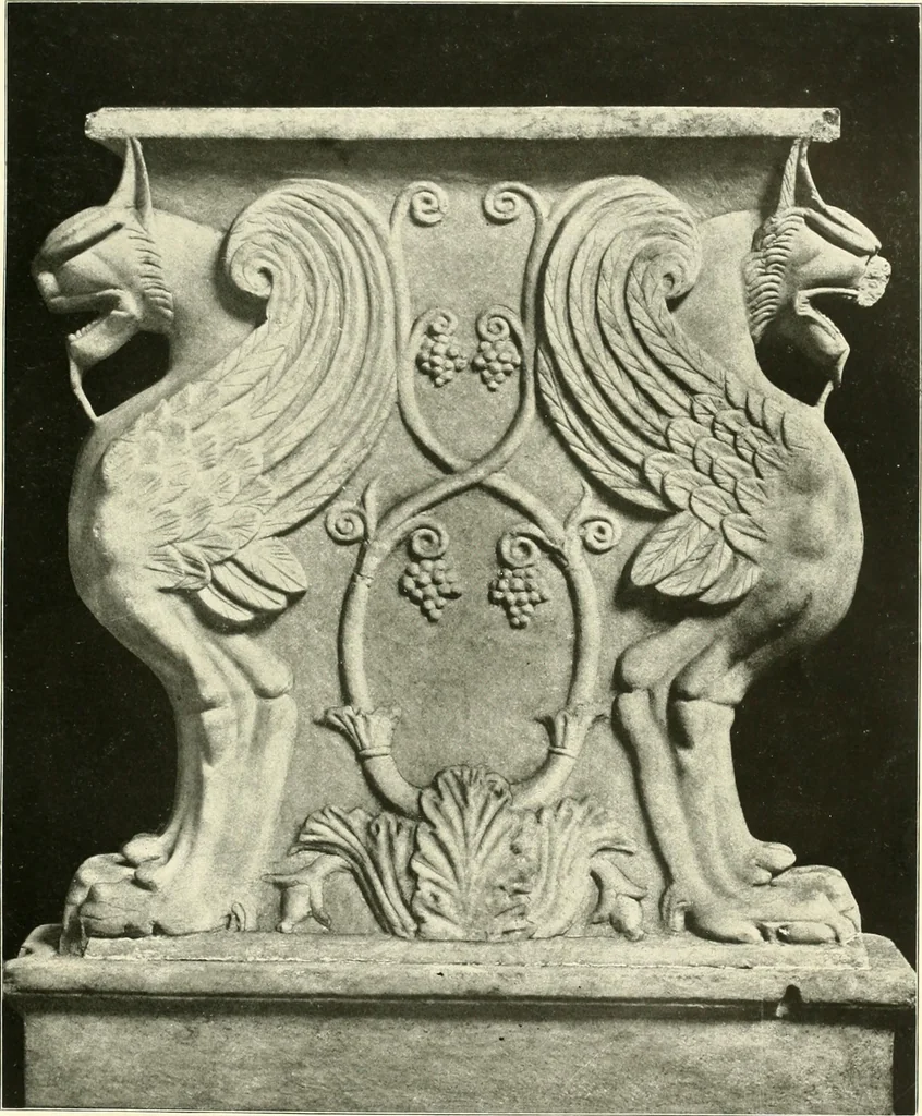 An illustration from Dekorative skvlptvr: figvr, ornament, architektvrplastik avs den havptepochen der kvnst, 1910, leaf 94