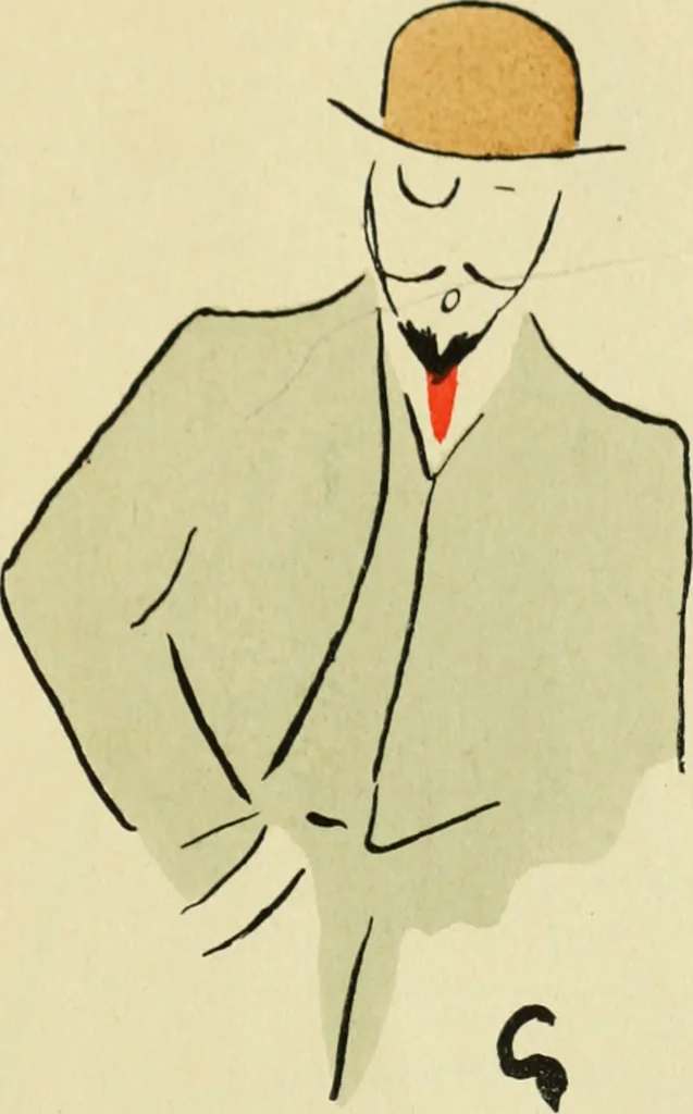 An illustration from De la Comédie Française aux boulevards. Préf. de Jules Claretie, 1906, leaf 120