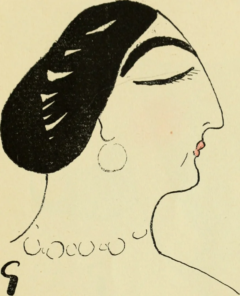 An illustration from De la Comédie Française aux boulevards. Préf. de Jules Claretie, 1906, leaf 136