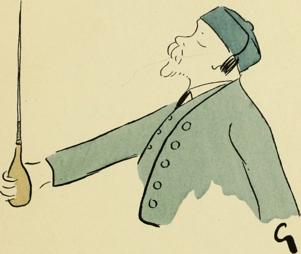 An illustration from De la Comédie Française aux boulevards. Préf. de Jules Claretie, 1906, leaf 14