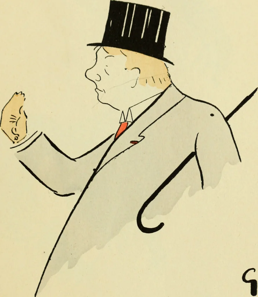 An illustration from De la Comédie Française aux boulevards. Préf. de Jules Claretie, 1906, leaf 20