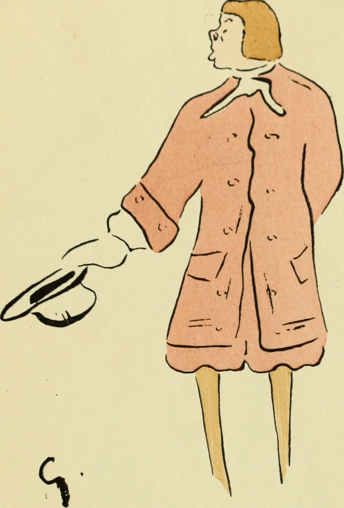 An illustration from De la Comédie Française aux boulevards. Préf. de Jules Claretie, 1906, leaf 52