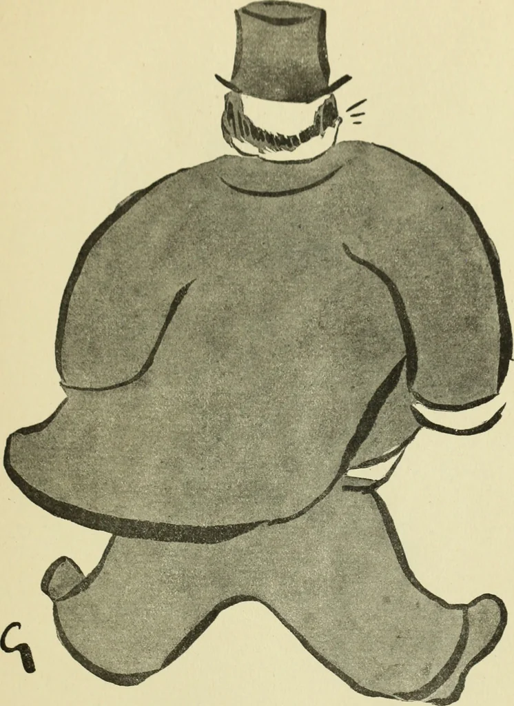 An illustration from De la Comédie Française aux boulevards. Préf. de Jules Claretie, 1906, leaf 70
