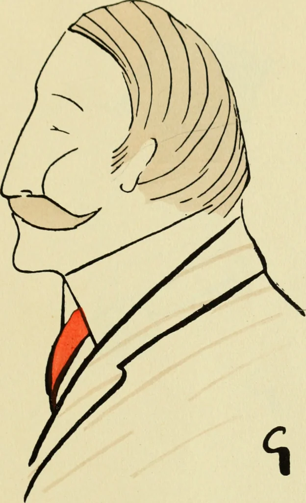 An illustration from De la Comédie Française aux boulevards. Préf. de Jules Claretie, 1906, leaf 94