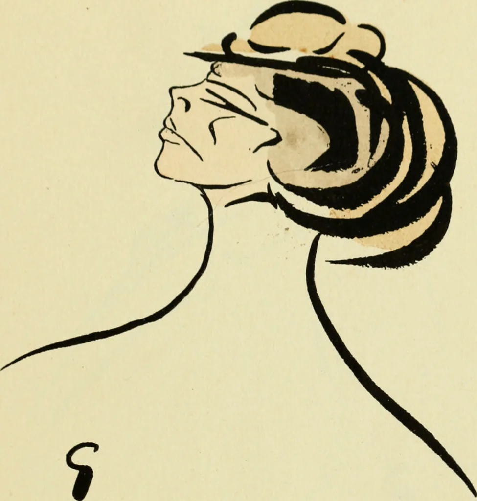 An illustration from De la Comédie Française aux boulevards. Préf. de Jules Claretie, 1906, leaf 98