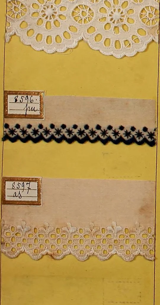 An illustration from Sample book of French embroidery, 1850?, 1850, leaf 103