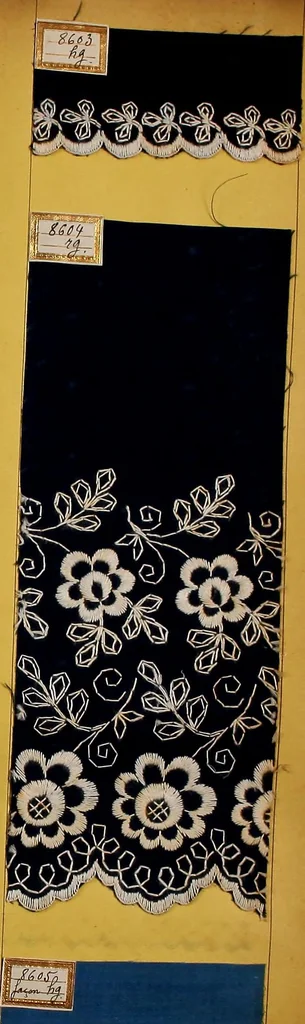An illustration from Sample book of French embroidery, 1850?, 1850, leaf 104