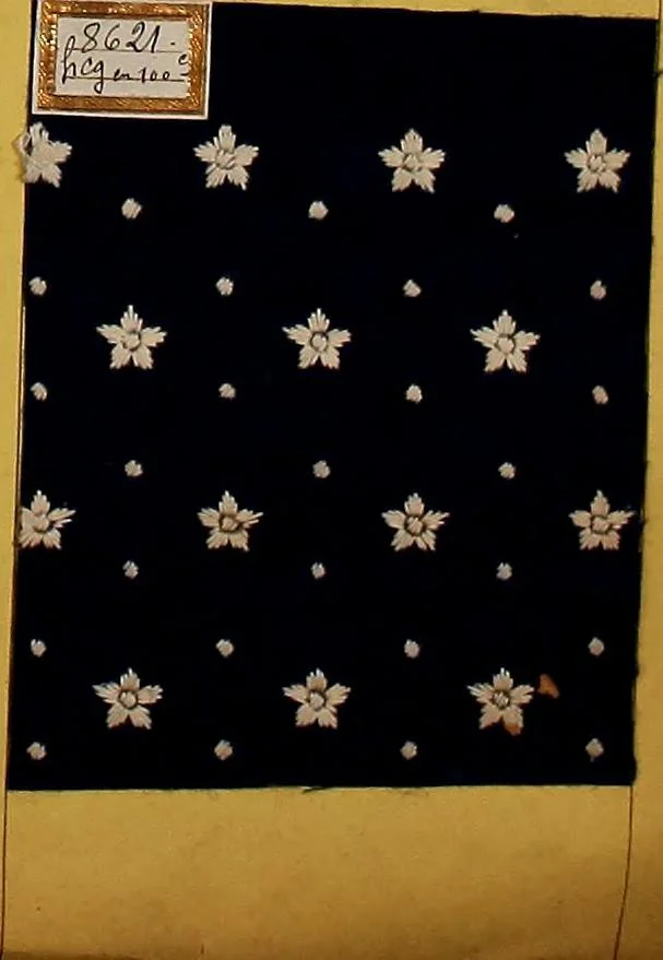 An illustration from Sample book of French embroidery, 1850?, 1850, leaf 106