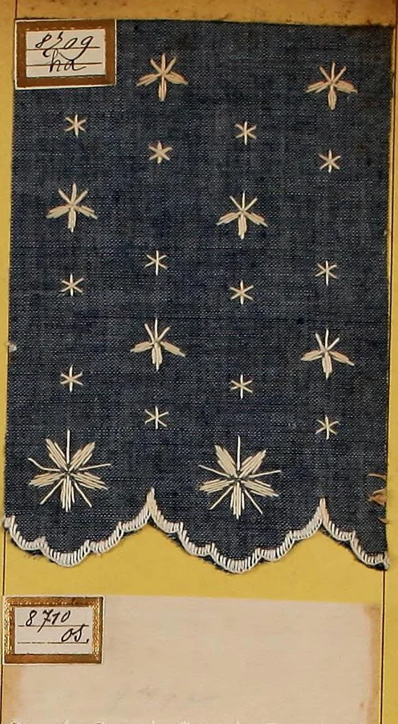 An illustration from Sample book of French embroidery, 1850?, 1850, leaf 120