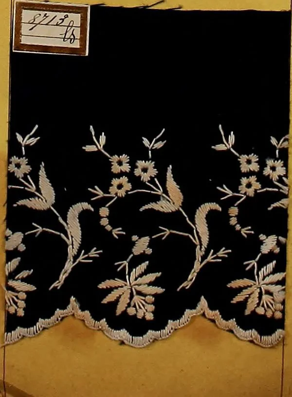 An illustration from Sample book of French embroidery, 1850?, 1850, leaf 120