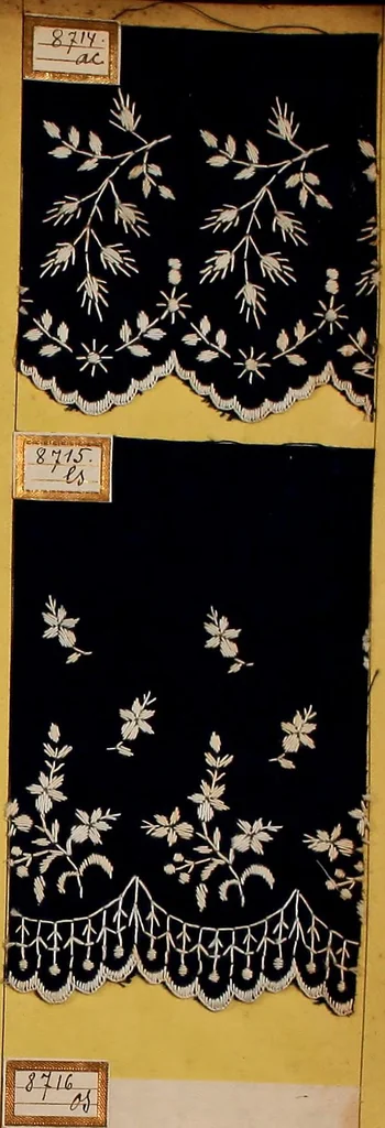 An illustration from Sample book of French embroidery, 1850?, 1850, leaf 120