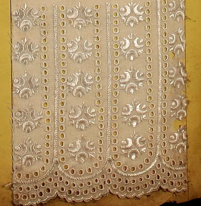 An illustration from Sample book of French embroidery, 1850?, 1850, leaf 121