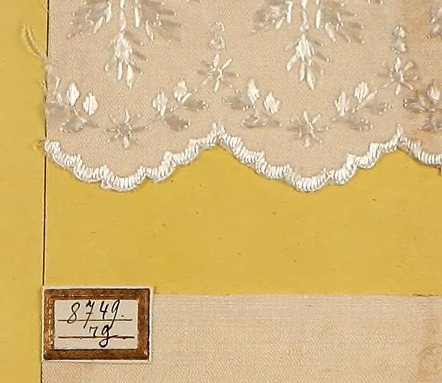 An illustration from Sample book of French embroidery, 1850?, 1850, leaf 126