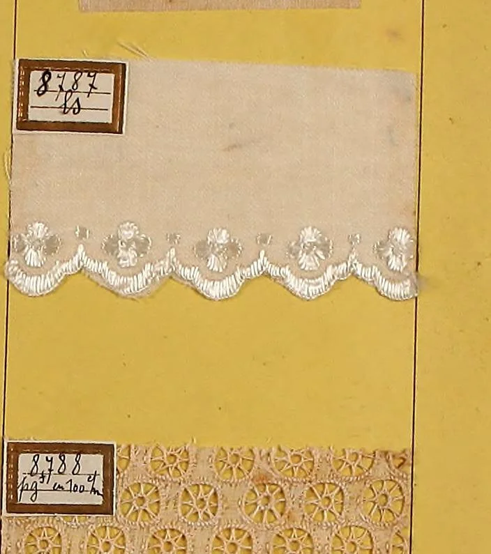 An illustration from Sample book of French embroidery, 1850?, 1850, leaf 132