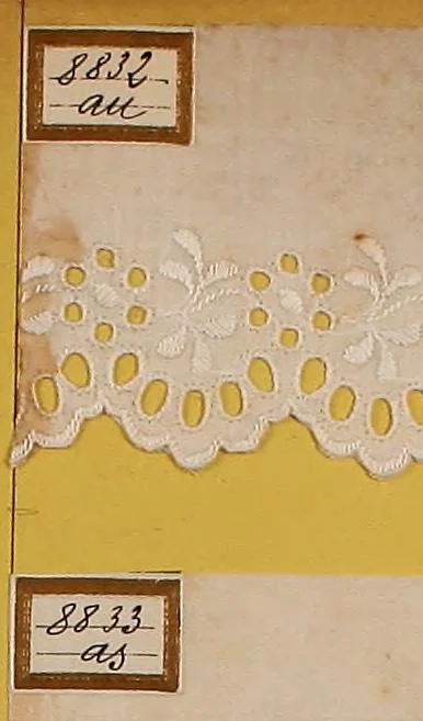 An illustration from Sample book of French embroidery, 1850?, 1850, leaf 138