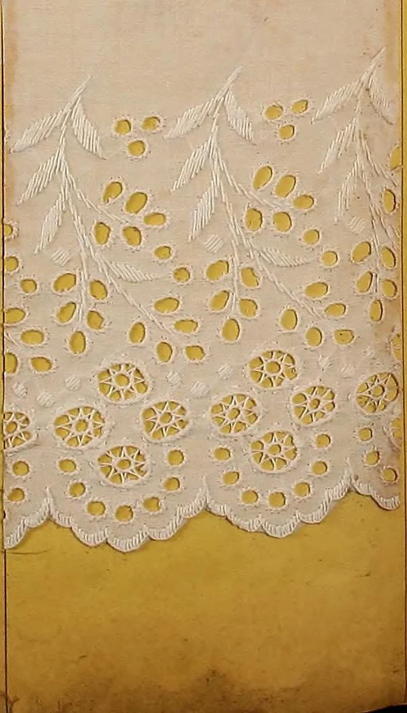 An illustration from Sample book of French embroidery, 1850?, 1850, leaf 141