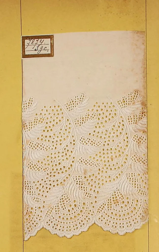 An illustration from Sample book of French embroidery, 1850?, 1850, leaf 17