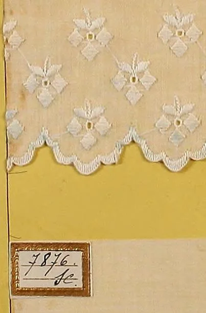 An illustration from Sample book of French embroidery, 1850?, 1850, leaf 17