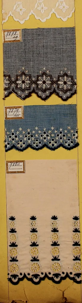 An illustration from Sample book of French embroidery, 1850?, 1850, leaf 18