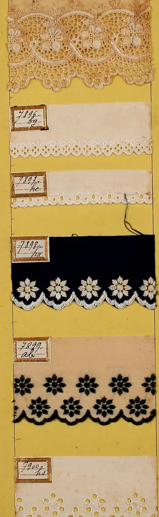An illustration from Sample book of French embroidery, 1850?, 1850, leaf 20