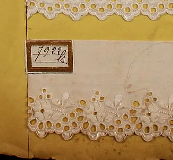An illustration from Sample book of French embroidery, 1850?, 1850, leaf 22