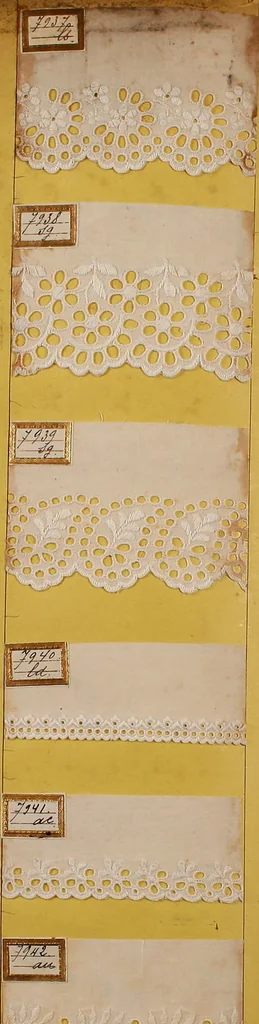 An illustration from Sample book of French embroidery, 1850?, 1850, leaf 23