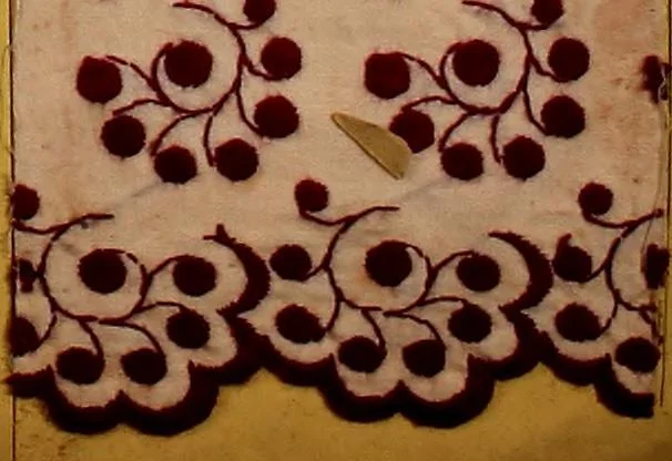An illustration from Sample book of French embroidery, 1850?, 1850, leaf 26