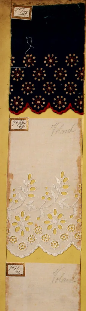 An illustration from Sample book of French embroidery, 1850?, 1850, leaf 27