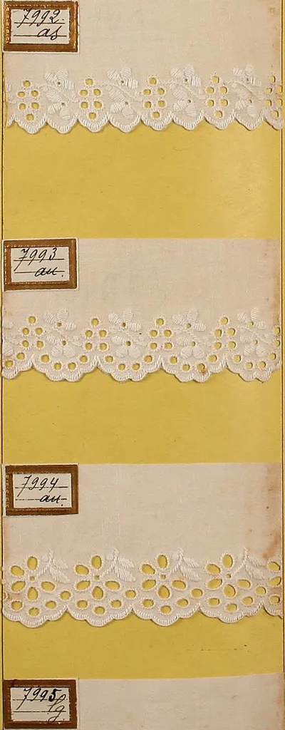 An illustration from Sample book of French embroidery, 1850?, 1850, leaf 29