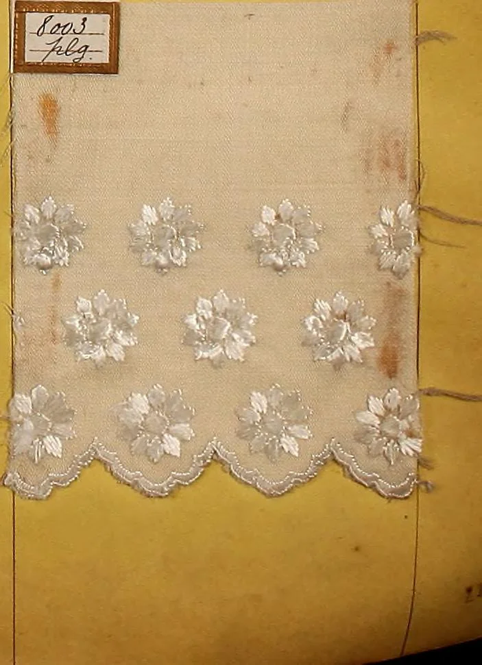 An illustration from Sample book of French embroidery, 1850?, 1850, leaf 30