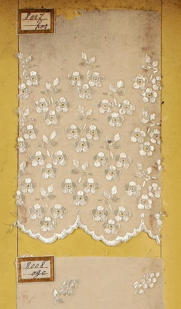 An illustration from Sample book of French embroidery, 1850?, 1850, leaf 31