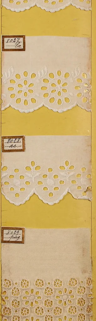 An illustration from Sample book of French embroidery, 1850?, 1850, leaf 33