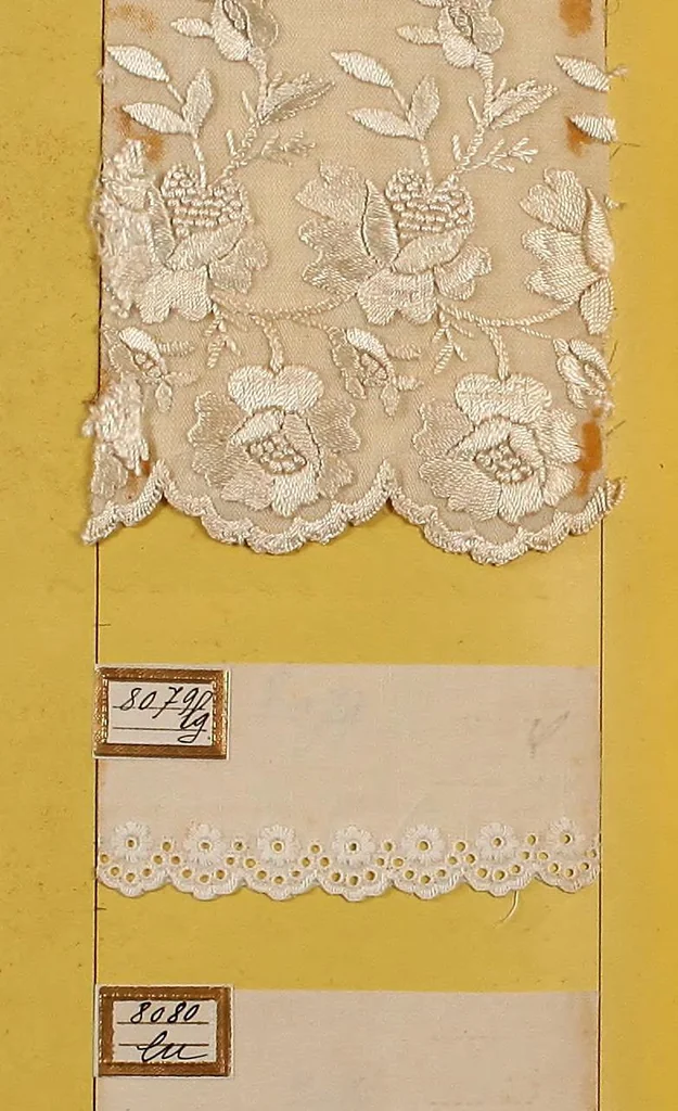 An illustration from Sample book of French embroidery, 1850?, 1850, leaf 39