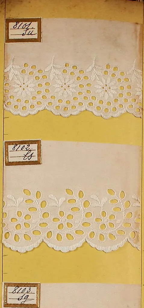 An illustration from Sample book of French embroidery, 1850?, 1850, leaf 41