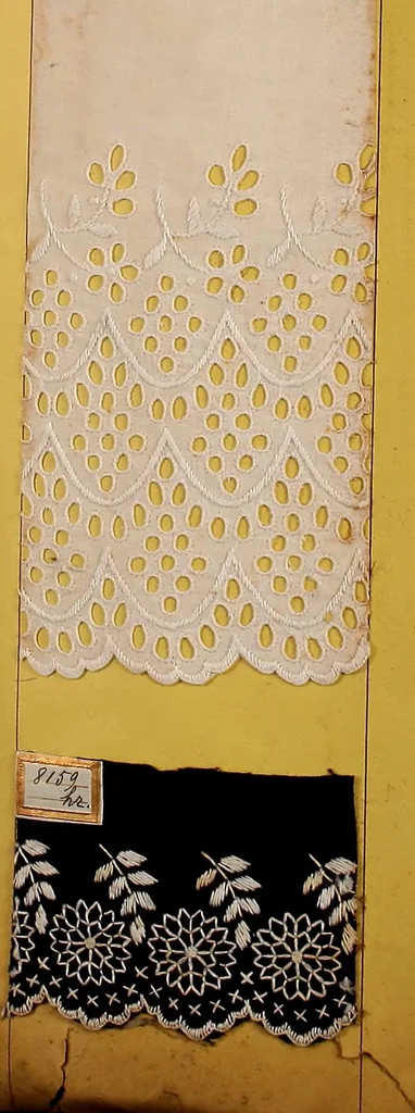 An illustration from Sample book of French embroidery, 1850?, 1850, leaf 48
