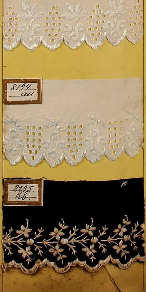 An illustration from Sample book of French embroidery, 1850?, 1850, leaf 51